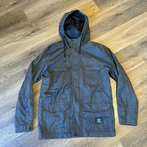 DC shoes skate mens‎ full zip lightweigjt jacket with hood size small